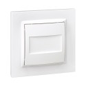 Tapa ciega blanco