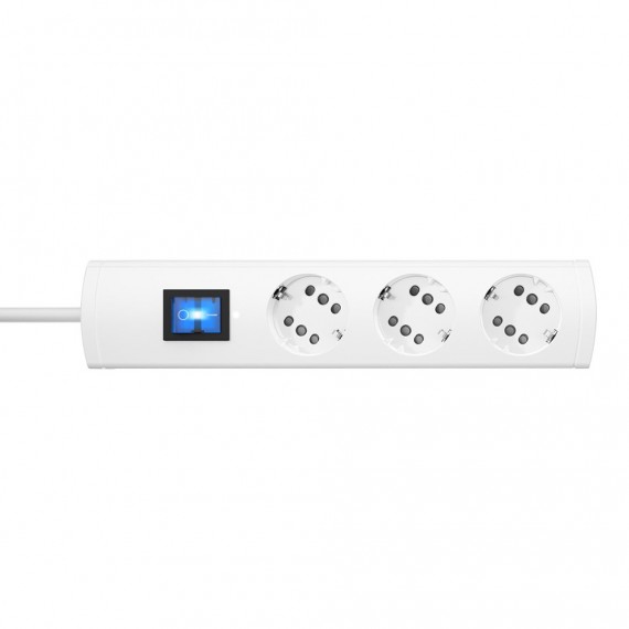 Prolongador 3 tomas +1 interruptor duoversal plus