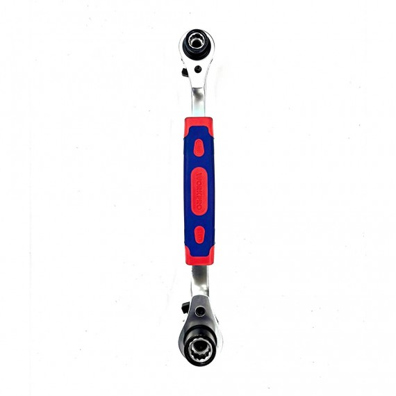 Llave carraca vaso múltiple 8en1, 8-10-12-13-14-17-19-21 mm