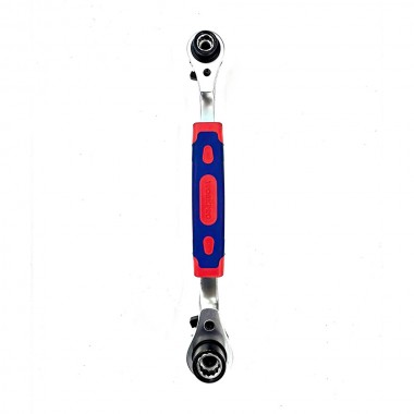 Llave carraca vaso múltiple 8en1, 8-10-12-13-14-17-19-21 mm