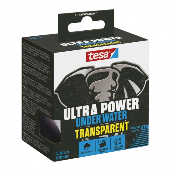 Cinta ultra power under water transparente. 1,5 m x 50 mm