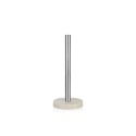 Portarrollo, inox con base de resina beige, ø 13,5 x 33 cm