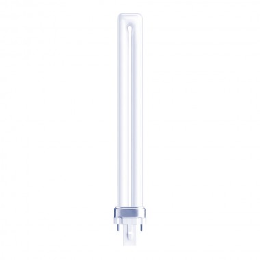 Bombilla bajo consumo 11 w 2-pins pl-s g23 6500 k 840 lm, luz fria 235 x 24,5 mm.