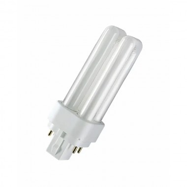 Bombilla bajo consumo 26 w g24q-3 fs1 6500 k 1710 lm luz fria 164,50 x 35 mm. clase energética a