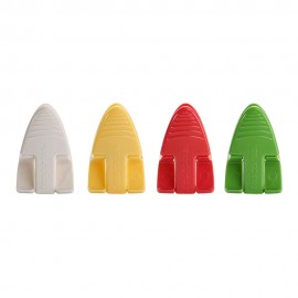 Pinza cierrabolsas presto 5,5 cm, colores surtidos, 4 uds
