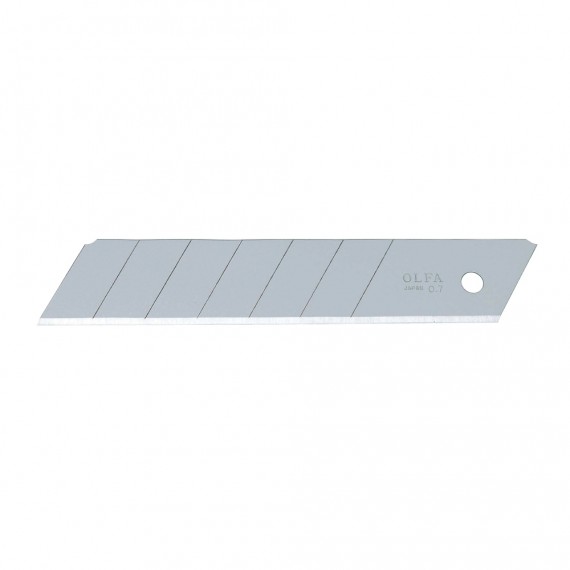 Juego de 5 cuchillas hb-5b troceables plateadas 25 mm