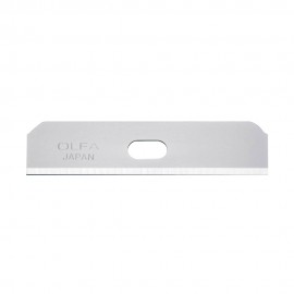 Juego de 10 cuchillas skb-7 trapezoidales plateadas 50 x 12,5 x 0,4 mm