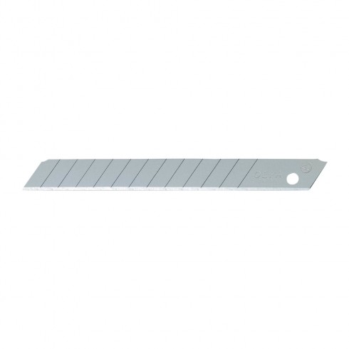 Juego de 10 cuchillas ab-10 troceables plateadas 9 mm
