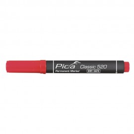 Marcador permanente tipo bala rojo