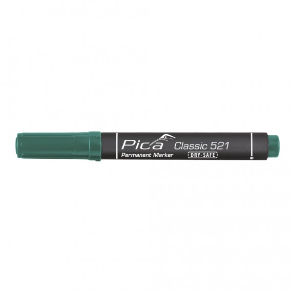 Marcador permanente tipo pincel verde