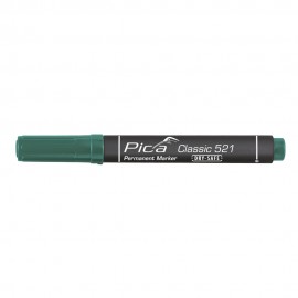 Marcador permanente tipo pincel verde