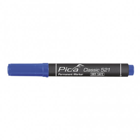 Marcador permanente tipo pincel azul
