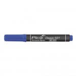 Marcador permanente tipo pincel azul