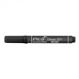 Marcador permanente tipo pincel negro