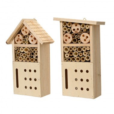 Hotel de insectos, modelos variados