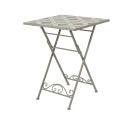 Mesa plegable bistró mosaico 58 x 58 x 76 cm