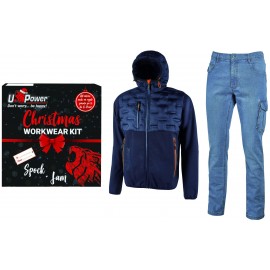 KIT PANTALÓN+CAZADORA U-POWER AZUL TALL L