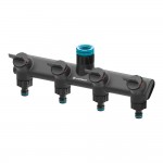 Distribuidor de 4 vías ergo g1/2", g3/4" y g1