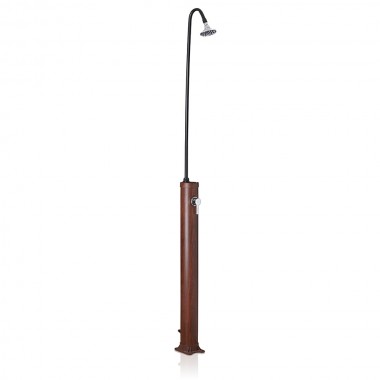 Ducha solar ducha solar pvc aspecto madera. 9 l