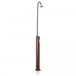 Ducha solar ducha solar pvc aspecto madera. 9 l