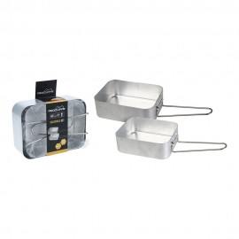 Cacerolas aluminio 2 uds
