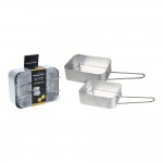 Set 2 cacerolas aluminio