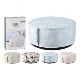 Puff hinchable, modelos variados, ø55 x 25 cm