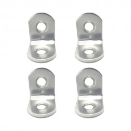 Ángulo refuerzo an24, acero inoxidable, 20 x 20 x 16 mm. 4 unidades