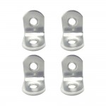 Ángulo refuerzo an24, acero inoxidable, 20 x 20 x 16 mm. 4 unidades
