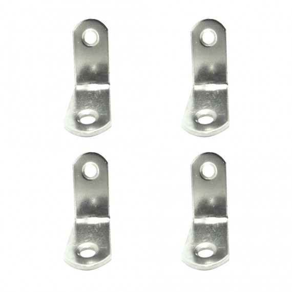 Ángulo refuerzo an24, acero inoxidable, 30 x 30 x 16 mm. 4 unidades
