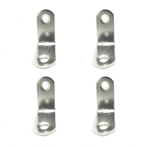 Ángulo refuerzo an24, acero inoxidable, 30 x 30 x 16 mm. 4 unidades