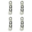 Ángulo refuerzo an24, acero inoxidable, 40 x 40 x 16 mm. 4 unidades