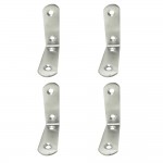 Ángulo refuerzo an24, acero inoxidable, 60 x 60 x 19 mm. 4 unidades