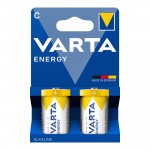 Pila alcalina energy c, 1,5 v, (blister 2 unidades)
