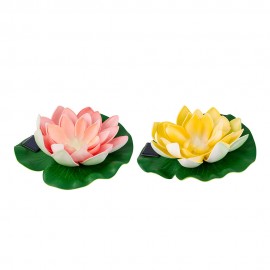 Figura solar flor de loto, colores surtidos