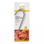Ganchos carnicero inoxidable 18/8 18 cm de longitud, blister 3 unidades