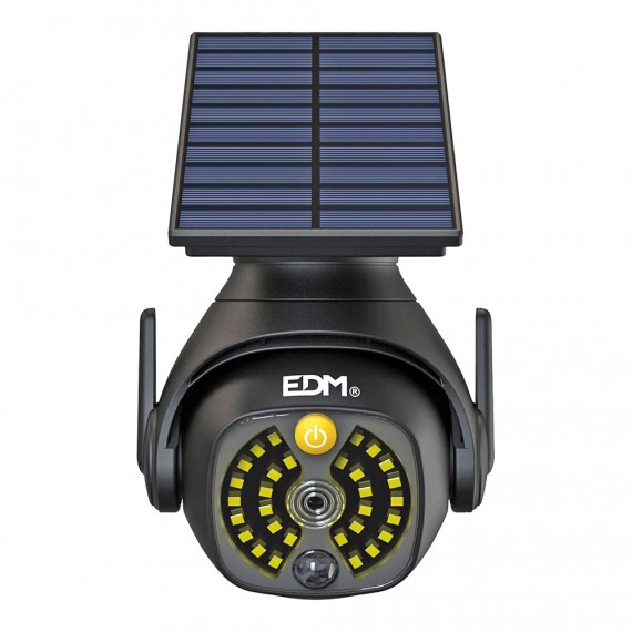 Cámara simulada con aplique solar