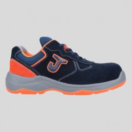 ZAPATO SEGURIDAD CROMO S1P AZUL NARANJA T-41