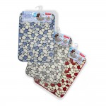Alfombra de baño estampado piedras, colores surtidos 40 x 60 cm
