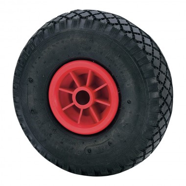 Rueda impinchable con nucleo poliamix y eje liso, carga máx. 100 kg, ø 26 cm