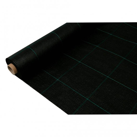 Malla antihierba 100 g/m² negra 1 x 10 m