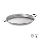 Paellera tradicional de acero pulido ø60 cm (20 personas)