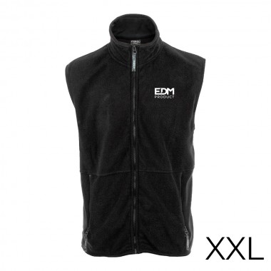 *merchandising* chaleco forro polar talla-xxl fleece 280g/m² edm