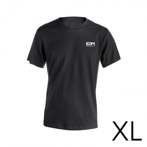 *merchandising* camiseta negra talla-xl manga corta bordado edm