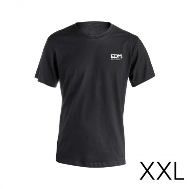 *merchandising* camiseta negra talla-xxl manga corta bordado edm