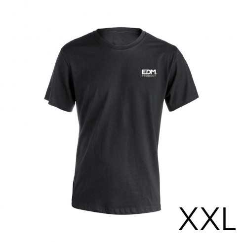 *merchandising* camiseta negra talla-xxl manga corta bordado edm