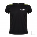 *merchandising* camiseta deportiva negra talla-l roly edm