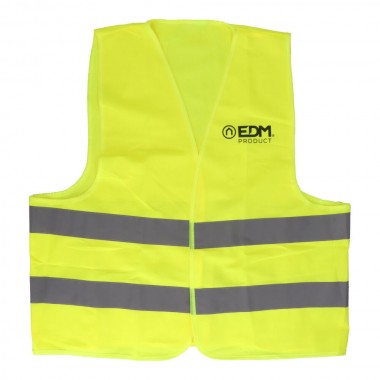 *merchandising* chaleco reflectante amarillo talla adulto edm