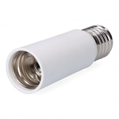 Alargador e40-e40 15,5 cm blanco, ø48 x 155 mm (retractilado)