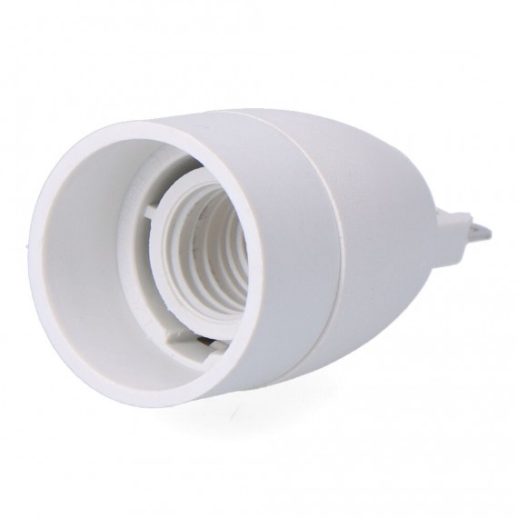 Convertidor de g9 a e14, 2 a 230 v, blanco, ø30 x 57 mm (retractilado)